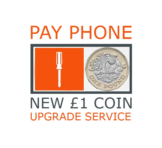 payphone upgrade - How the new £1 coin will affect your business