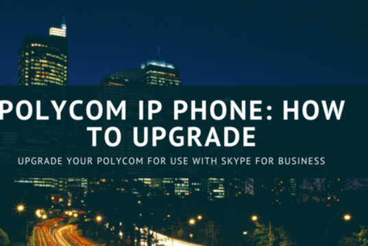 How To: Update Polycom IP Phone Firmware, Skype For Business