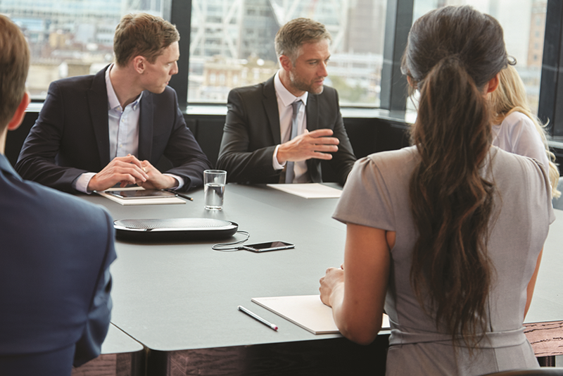 6 Best Conference Phones for Business Speak 810 boardroom phone charge3 e1503494502252 - 6 Best Conference Phones for Business