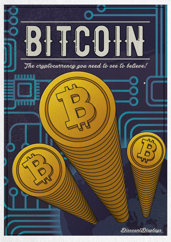 Retro posters bitcoin - Retro Advertising For Modern Technology - How Would It Look?