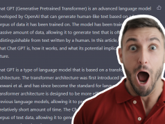 We asked Chat GPT to write this article and were shocked at the results! A man, looking shocked in front of an article written by Chat GPT. Image coutesy of Pexels - Andrea Piacquadio